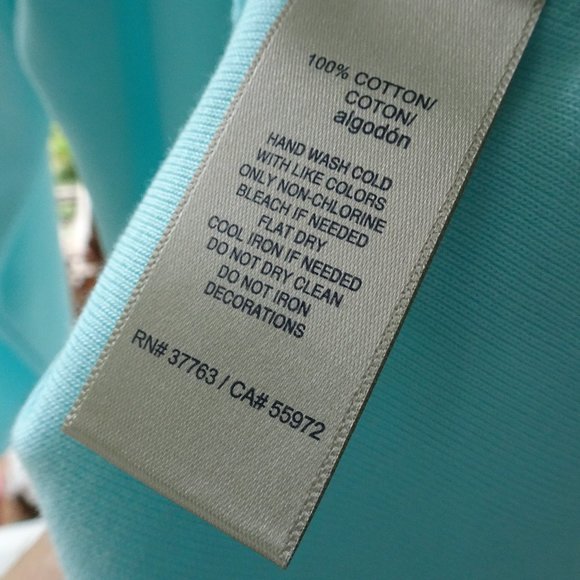 Women's Aqua Sweater/Top 3/4 Sleeves Beading NWT - Picture 7 of 8